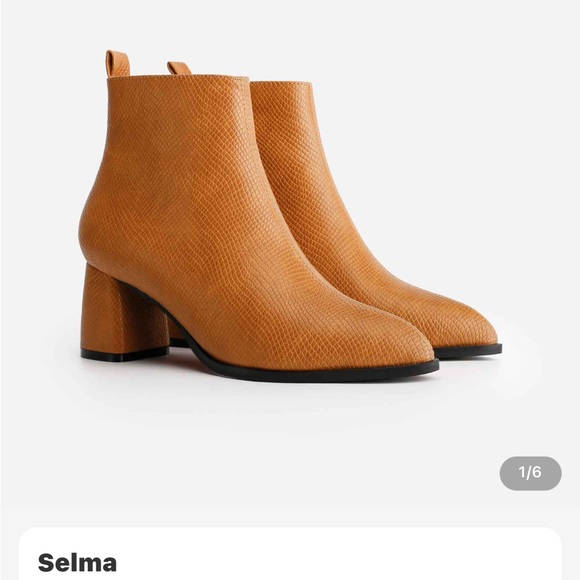 TIJN Selma boots color amber, size 7 - Picture 3 of 11